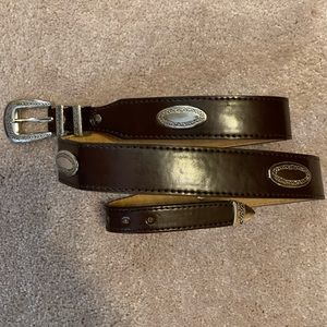 Western Leather Belt
